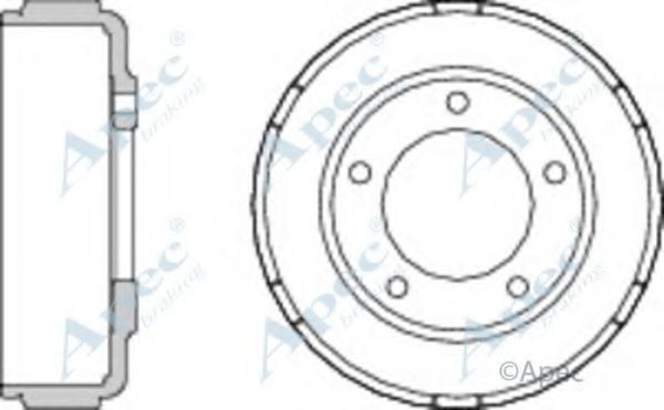 Тормозной барабан APEC braking DRM9919