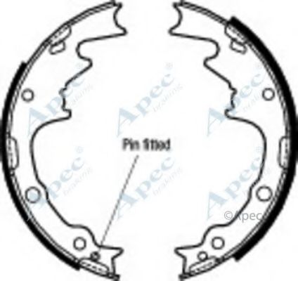 Тормозные колодки APEC braking SHU702