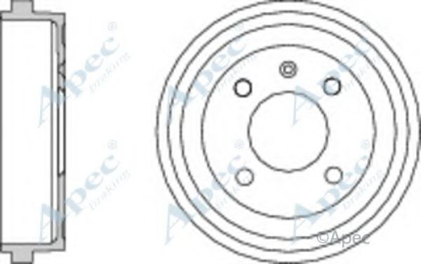 Тормозной барабан APEC braking DRM9929