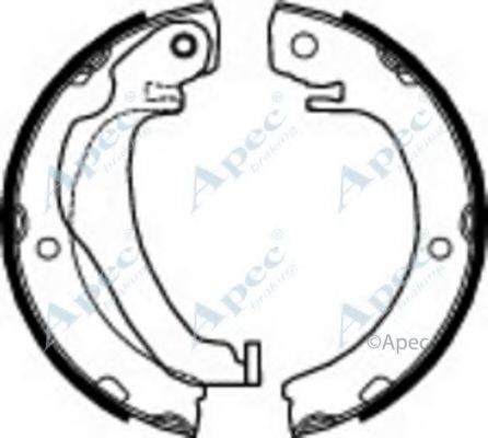 Тормозные колодки APEC braking SHU778