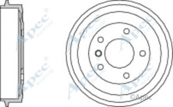 Тормозной барабан APEC braking DRM9513