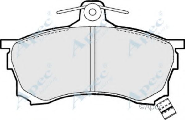 Комплект тормозных колодок, дисковый тормоз APEC braking PAD879