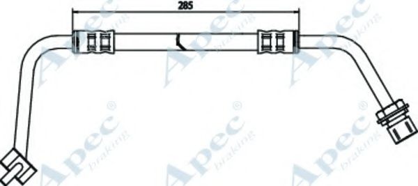 Тормозной шланг APEC braking HOS3404