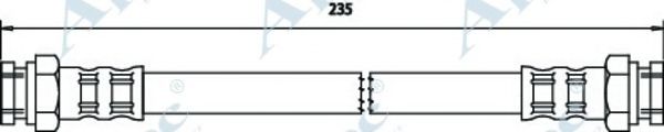 Тормозной шланг APEC braking HOS3629