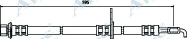Тормозной шланг APEC braking HOS3693