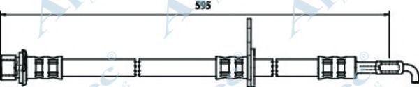 Тормозной шланг APEC braking HOS3694