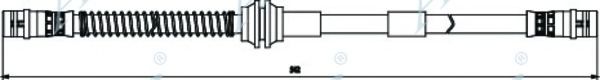 Тормозной шланг APEC braking HOS3815