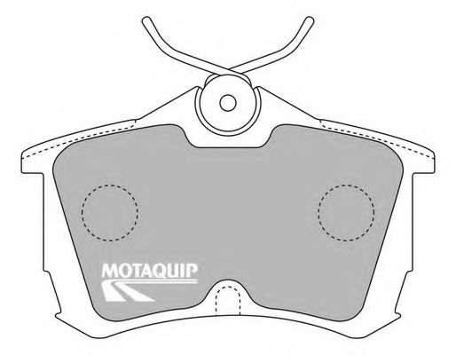 Комплект тормозных колодок, дисковый тормоз MOTAQUIP LVXL620