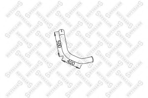 Труба выхлопного газа STELLOX 82-03762-SX