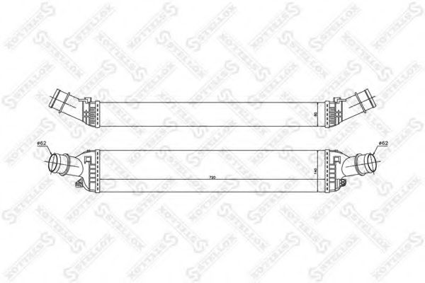 Интеркулер STELLOX 10-40217-SX