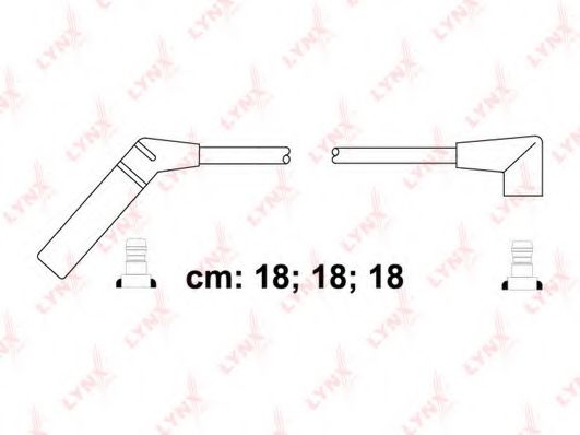 Комплект проводов зажигания LYNXauto SPC1806