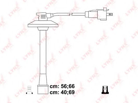 Комплект проводов зажигания LYNXauto SPC7547