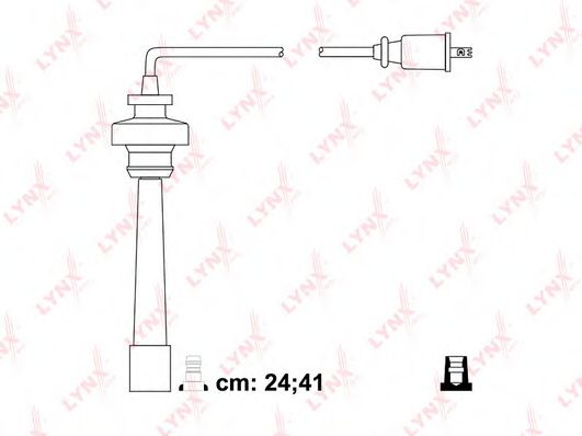 Комплект проводов зажигания LYNXauto SPE5517