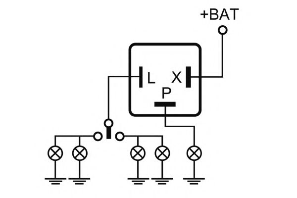 Прерыватель указателей поворота NAGARES 01011