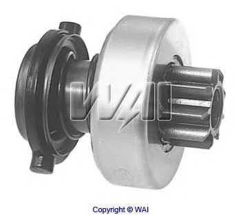 Привод с механизмом свободного хода, стартер WAIglobal 54-9158