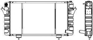 Радиатор, охлаждение двигателя SAKURA  Automotive 1261-0306