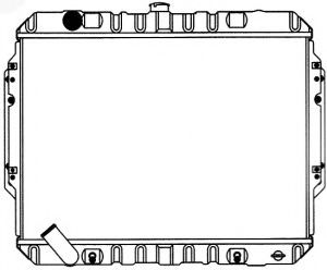Радиатор, охлаждение двигателя SAKURA  Automotive 1321-0260