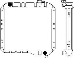 Радиатор, охлаждение двигателя SAKURA  Automotive 1461-0306