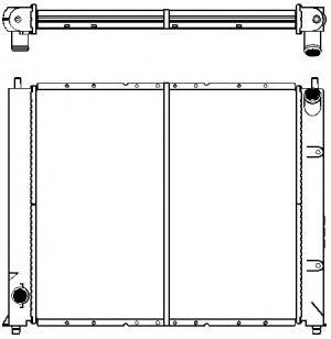Радиатор, охлаждение двигателя SAKURA  Automotive 2262-1001