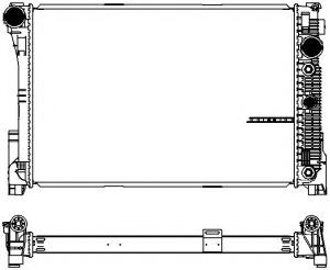 Радиатор, охлаждение двигателя SAKURA  Automotive 3312-1002W