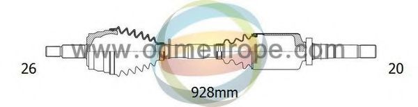 Приводной вал ODM-MULTIPARTS 18-092170
