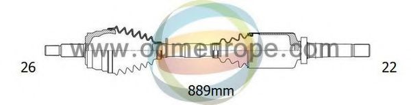 Приводной вал ODM-MULTIPARTS 18-342030