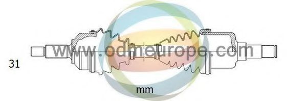 Приводной вал ODM-MULTIPARTS 18-271390