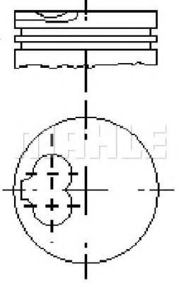 Поршень METAL LEVE P1333