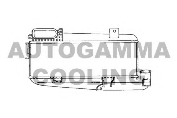 Интеркулер AUTOGAMMA 101484