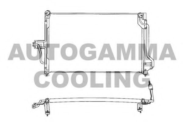 Конденсатор, кондиционер AUTOGAMMA 101707