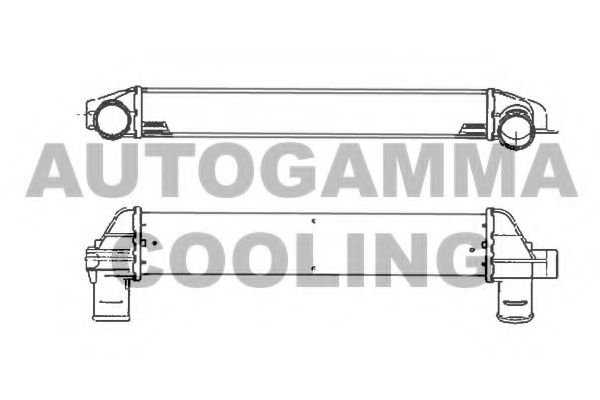 Интеркулер AUTOGAMMA 101884