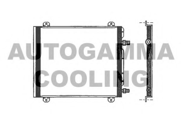 Конденсатор, кондиционер AUTOGAMMA 102764