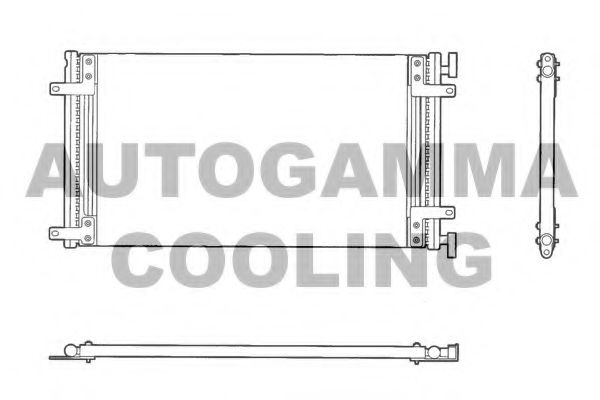 Конденсатор, кондиционер AUTOGAMMA 102965