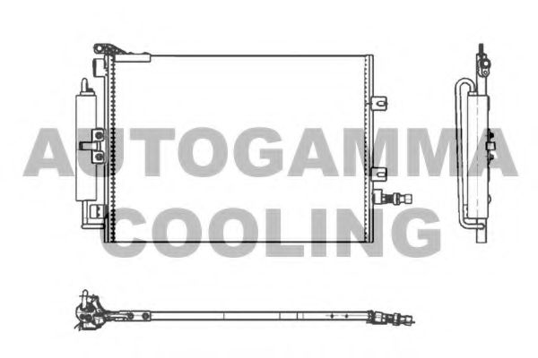 Конденсатор, кондиционер AUTOGAMMA 104917