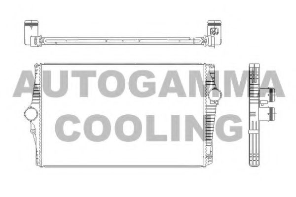 Интеркулер AUTOGAMMA 105514