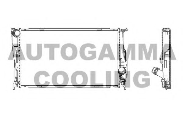 Конденсатор, кондиционер AUTOGAMMA 107354