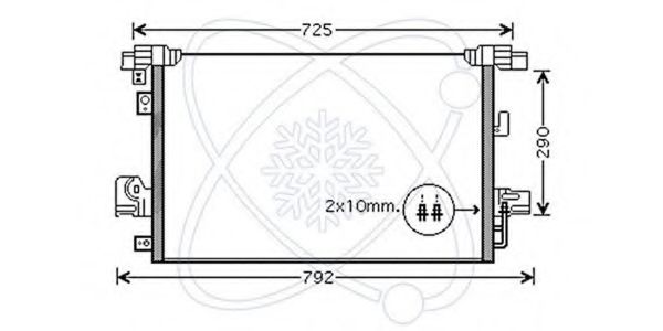 Конденсатор, кондиционер ELECTRO AUTO 30P0034