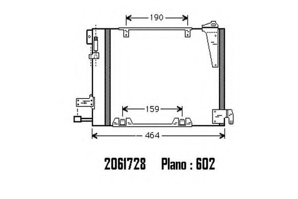 Конденсатор, кондиционер ORDONEZ 2061728