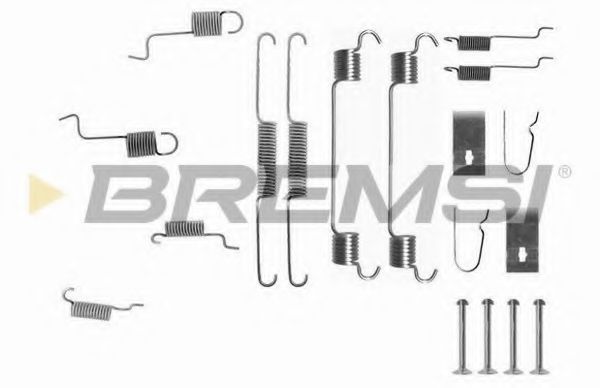 Комплектующие, тормозная колодка BREMSI SK0742