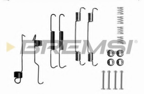 Комплектующие, тормозная колодка BREMSI SK0804