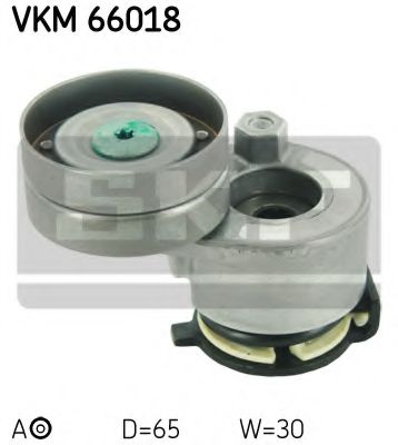 Натяжной ролик, поликлиновой  ремень SKF VKM 66018