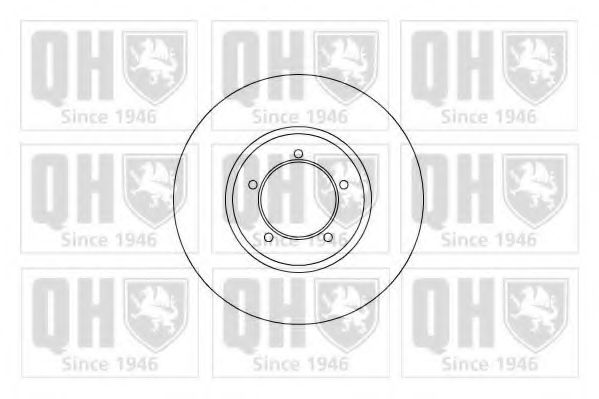 Тормозной диск QUINTON HAZELL BDC4304