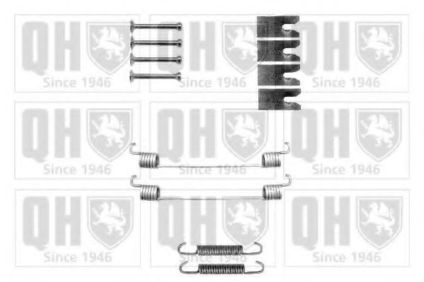 Комплектующие, тормозная колодка QUINTON HAZELL BFK462