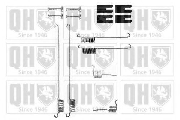 Комплектующие, тормозная колодка QUINTON HAZELL BFK464