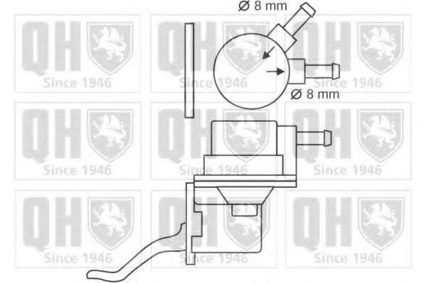 Топливный насос QUINTON HAZELL QFP11