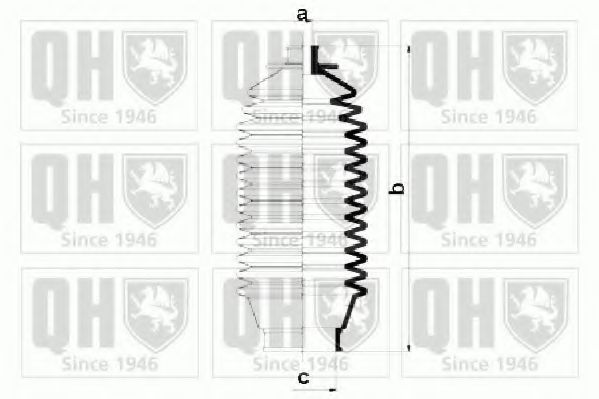 Комплект пылника, рулевое управление QUINTON HAZELL QG1030