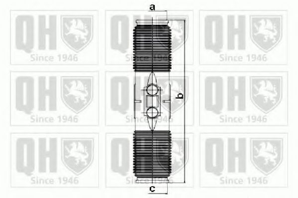 Комплект пылника, рулевое управление QUINTON HAZELL QG1259