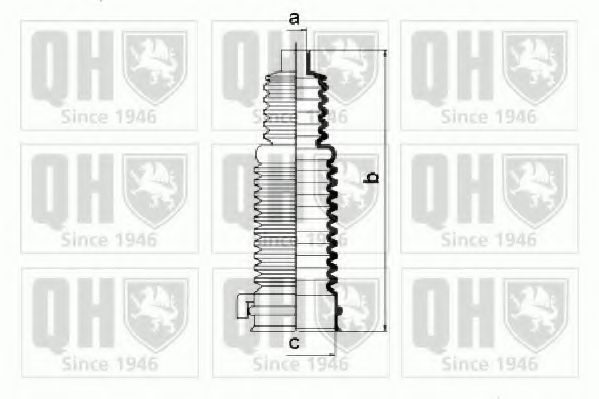 Комплект пылника, рулевое управление QUINTON HAZELL QG1293