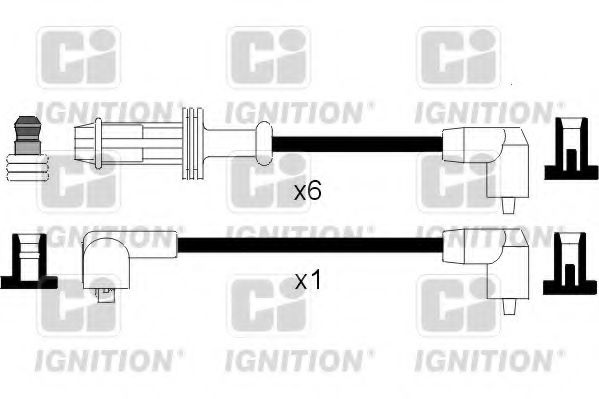 Комплект проводов зажигания QUINTON HAZELL XC250