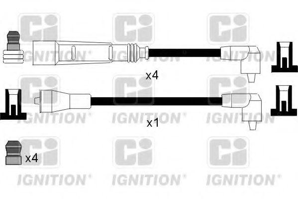 Комплект проводов зажигания QUINTON HAZELL XC967